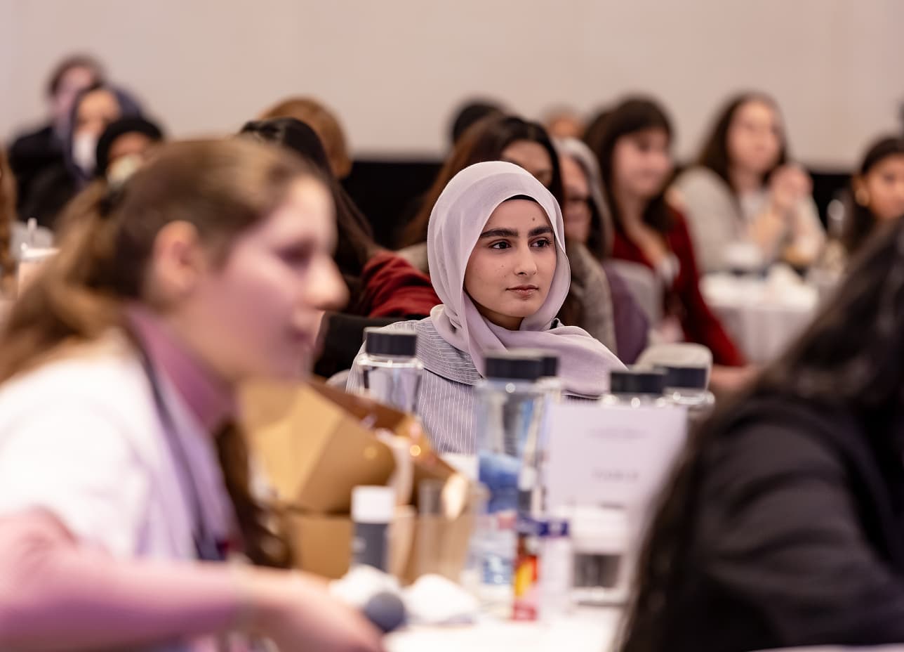 GEM mentees listen and engage during a Girls E-Mentorship GEMinar workshop session